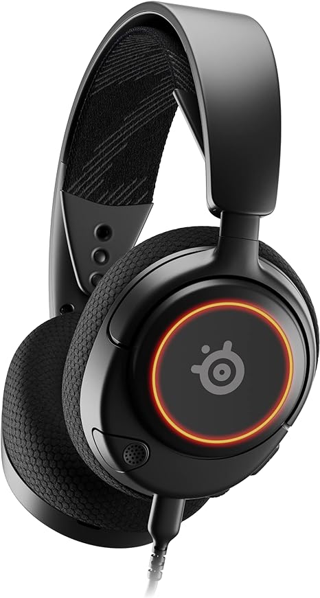SteelSeries Arctis Nova 3 - Multi-Platform Gaming Headset, Arctis Signature Audio, ClearCast Gen 2 Microphone, PC, PS5/PS4, Xbox Series X|S, Switch, Mobile - Black