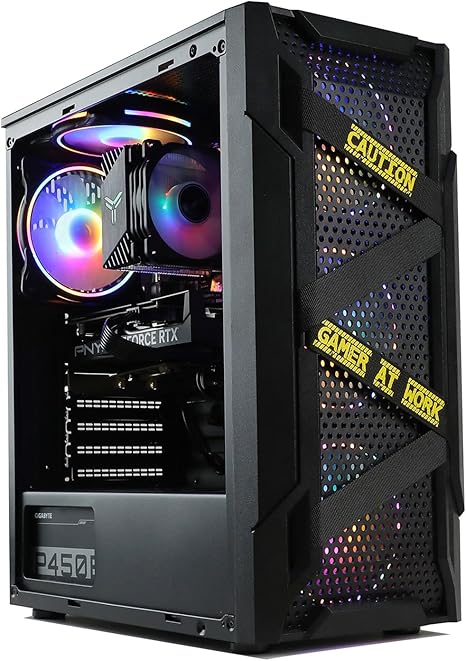 MXZ Gaming Desktop PC I5 9400F, RTX3050, B365, 8G*2 DDR4, NVME 500G SSD, 5 RBG Fans, Windows 11 Pro Ready, I5 9400F| RTX3050